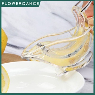 คู่มือมินิผลไม้คั้นไม่มีกลิ่นคู่มือคั้นอะคริลิมือที่สวยหรูกดมะนาวคั้นนวัตกรรมสำหรับห้องครัว Flowerdance