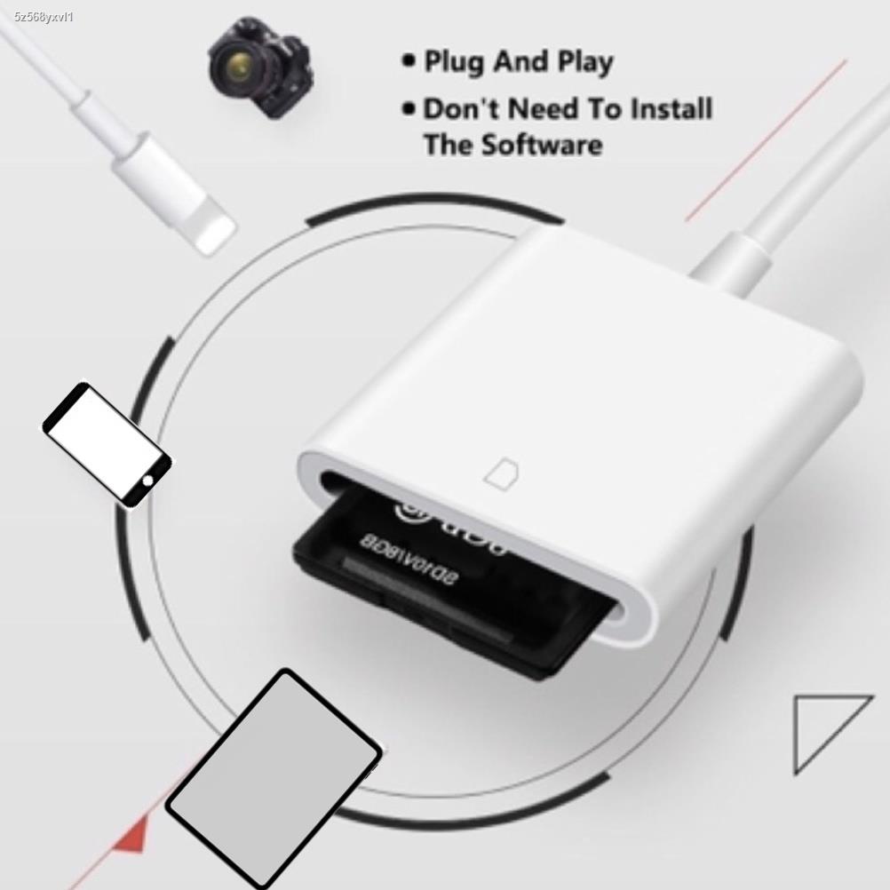 สปอตสินค้า-สายแปลง-sd-card-camera-reader-สายพ่วง-ใช้สำหรับ-phone-pad