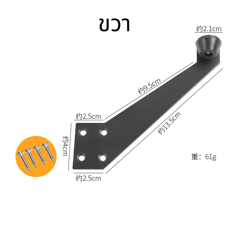 กันชนประตูติดวงกบ กันชนวงกบ กันชนประตู กันชนติดวงกบ นชนสแตนเลส (แบบแผ่น