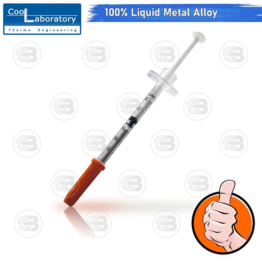 ภาพหน้าปกสินค้าCoollaboratory Liquid Pro 1g.(0.15ml) .Liquid Metal Compound จากร้าน coolblasterthai บน Shopee