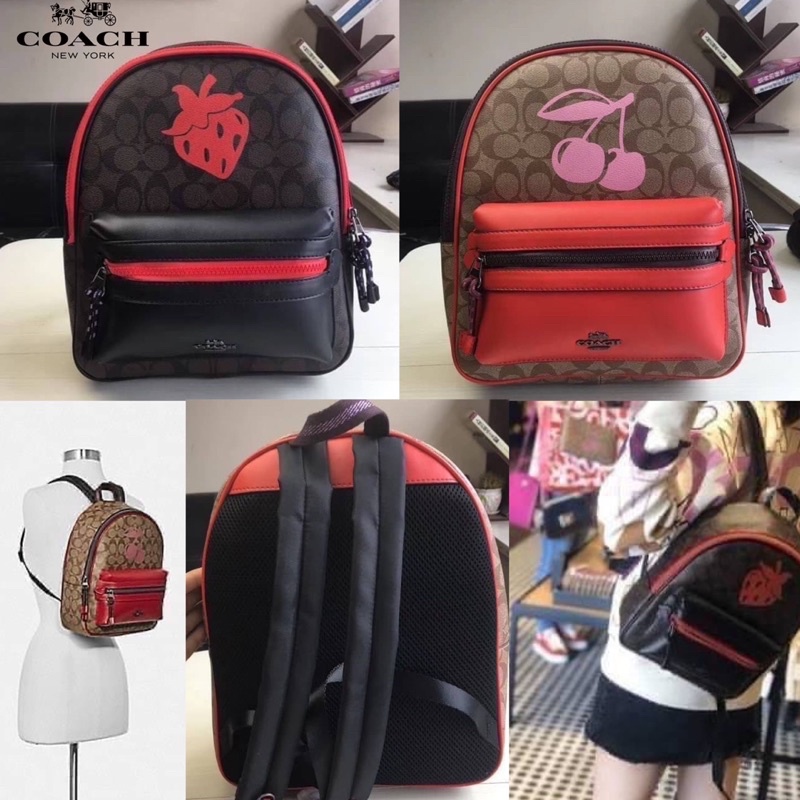 MEDIUM CHARLIE BACKPACK IN SIGNATURE CANVAS Shopee Thailand