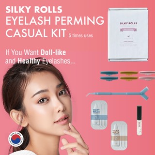 [SILKY Rolls] ชุดดัดขนตา 5 เท่า สไตล์เกาหลี สินค้าขายดี