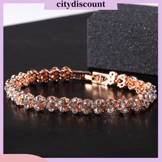 ภาพหน้าปกสินค้า<Citydiscount> สร้อยข้อมือ โลหะผสม ผู้หญิง ความรัก พลอยเทียม โซ่ สร้อยข้อมือ เครื่องประดับชั้นดี
 ซึ่งคุณอาจชอบราคาและรีวิวของสินค้านี้