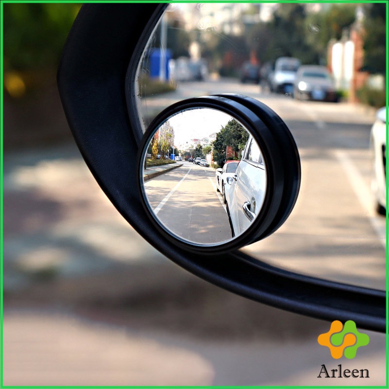arleen-กระจกมองหลังรถยนต์-เลนส์มุมกว้าง-เลนส์กระจกรถยนต์-กระจกเสริมปรับมุมได้-360-องศา-กระจกจุดบอด-car-rearview-mirror