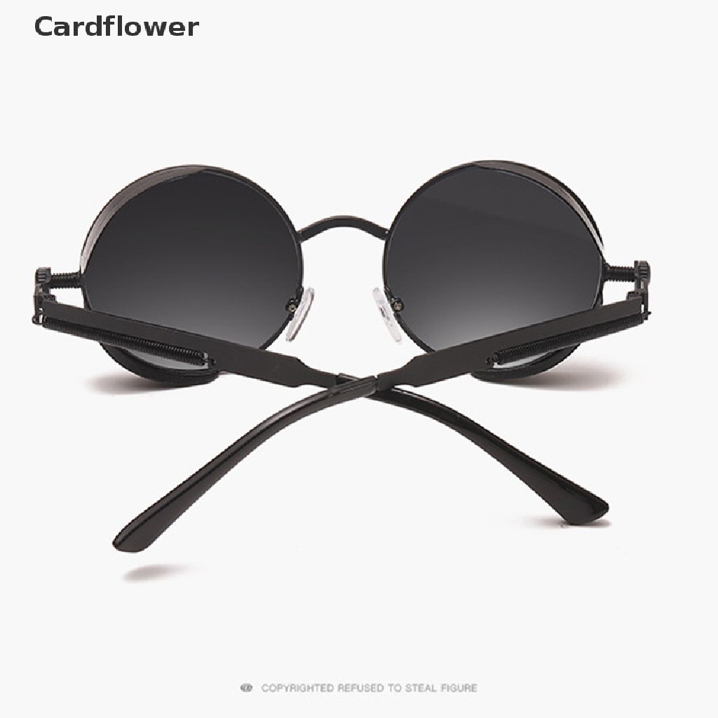lt-cardflower-gt-แว่นตากันแดด-กรอบโลหะ-ทรงกลม-คุณภาพสูง-สไตล์โกธิค-พังก์-วินเทจ-ลดราคา