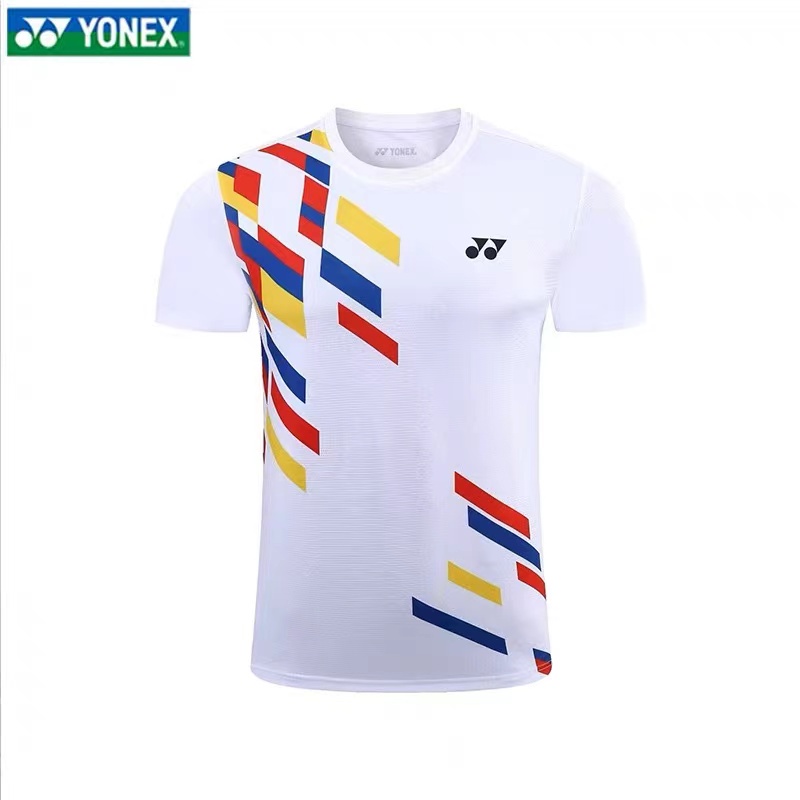 yonex-ใหม่-เสื้อแบดมินตัน-เกาหลี-แขนสั้น-แห้งเร็ว-สําหรับผู้ชายและผู้หญิง-กีฬาสันทนาการ-การแข่งขัน-เสื้อฝึกอบรมการแข่งขัน