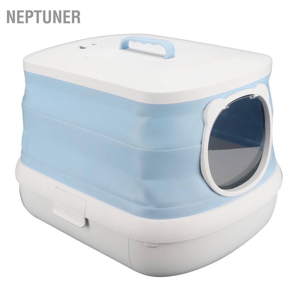 neptuner-กระบะทรายแมว-พับได้-อเนกประสงค์-ถอดออกได้-แบบพกพา-สําหรับแมว-ลูกแมว