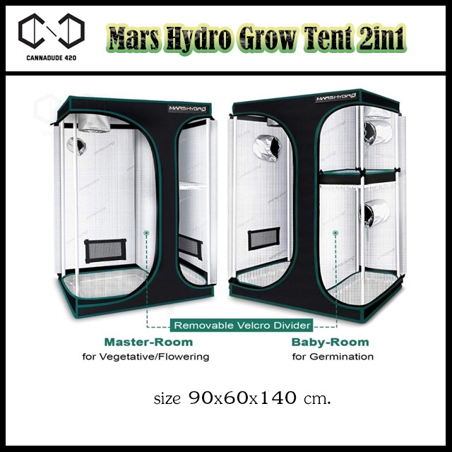 ส่งฟรี-mars-hydro-2-in-1-grow-tent-มี-3-ขนาดให้เลือก-90x60x140-120x90x180-150x120x200cm-diamond-mylar-สะท้อนแสงดี