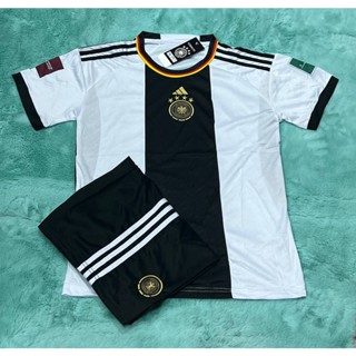 ชุดบอล ทีมชาติเยอรมัน Germany Home&amp;Away ปี2022/23 แขนสั้น  เสื้อพร้อมกางเกง มีครบไซส์ ใหม่ล่าสุด