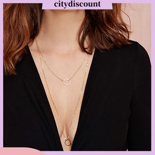 &lt;citydiscount&gt;  สร้อยคอห้อยจี้สําหรับผู้หญิงสร้อยคอ