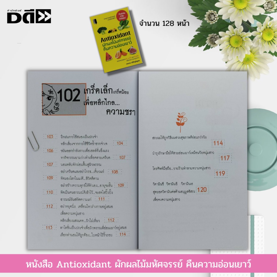 หนังสือ-antioxidant-ผักผลไม้-มหัศจรรย์-คืนความอ่อนเยาว์-สุขภาพ-น้ำผักผลไม้เพื่อสุขภาพ-อาหารบำรุงร่างกาย-วิตามินบำรุง