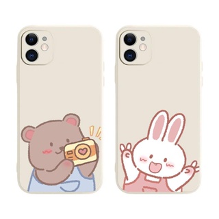 Lovely couple เคสไอโฟน iPhone 11 8 Plus case X Xr Xs Max Se 2020 cover เคส iPhone 13 12 pro max 7 Plus 14 pro max