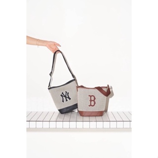 ☄️Mlb Basic Big logo canvas bucket🎉