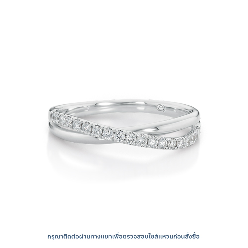 แหวนเพชร-classic-entwine-diamond-band-re014