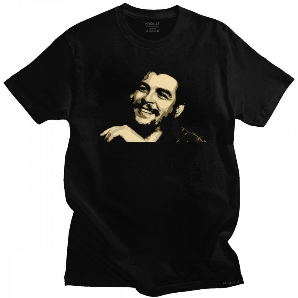 เสื้อเบลาส์-แฟชั่นคิวบาปฏิวัติ-ernesto-che-guevara-เสื้อยืดผู้ชายคอลูกเรือแขนสั้นฤดูร้อนเสื้อยืด-100-ผ้าฝ้ายบางพอดีที