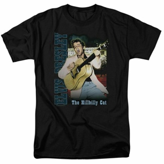 เสื้อยืดผ้าฝ้ายพิมพ์ลายขายดี Yuanl5 {พร้อมส่ง เสื้อยืดผ้าฝ้าย 100% พิมพ์ลาย Elvis Presley Memphis Licensed Rock Roll Mus