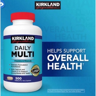 Kirkland Daily Multi Vitamins Mineral 500 Tablets EXP 11/2024