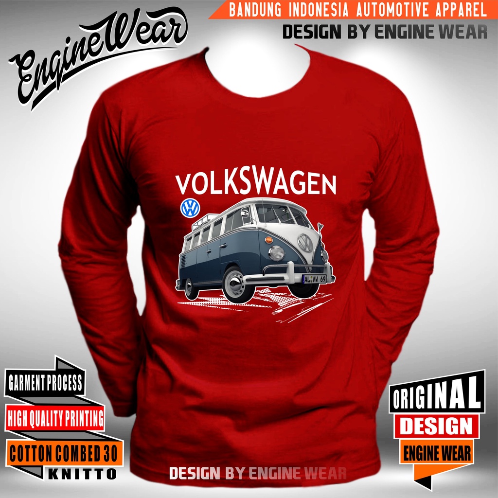 เสื้อยืด-พิมพ์ลาย-vw-combi-volks-wagen-type-2vw-kombi-สําหรับรถยนต์-รถตู้