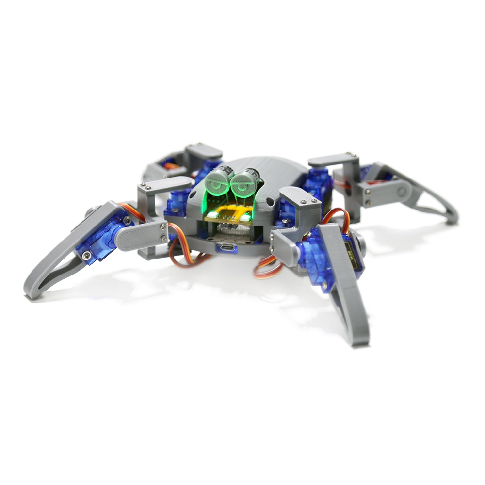 quadruped-spider-robot-kit-v2-0-for-arduino-3d-printed-bionic-robot-diy-nodemcu-programming-robot-maker-open-source-har