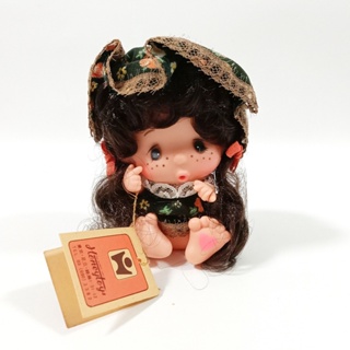 🇯🇵 ตุ๊กตาวินเทจ ตาหวาน งานเก่า ตุ๊กตาหายาก ป้ายห้อย ของแท้ญี่ปุ่น