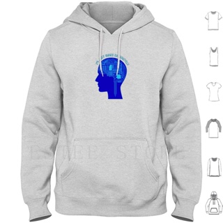 Modern Flat-Circuit Board Pattern-Im Just Wired Differently-Blue Hoodies Long Sleeve Circuit Board Motherboard Pc