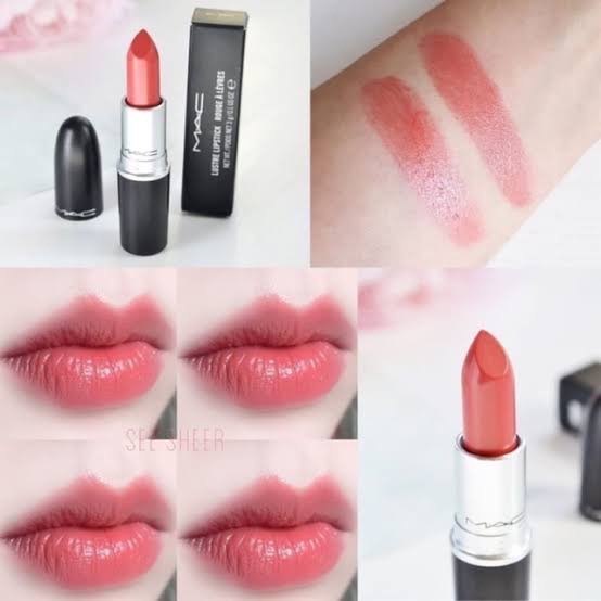 cosmetichub69-แท้ทั้งร้าน-แบ่งขายลิปสติก-mac-lipstick-สี-see-sheer-ขนาด-0-25-g-แบ่งขายใส่กระปุก-แถมแปรงทาลิปฟรี