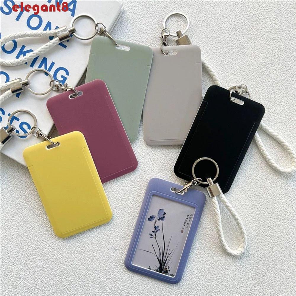elegant-bus-card-cover-office-school-supplies-credit-card-key-chain-work-card-business-badge-holders