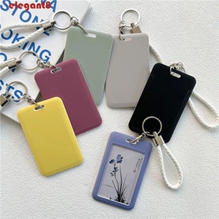ELEGANT Bus Card Cover Office School Supplies Credit Card Key Chain Work Card Business Badge Holders