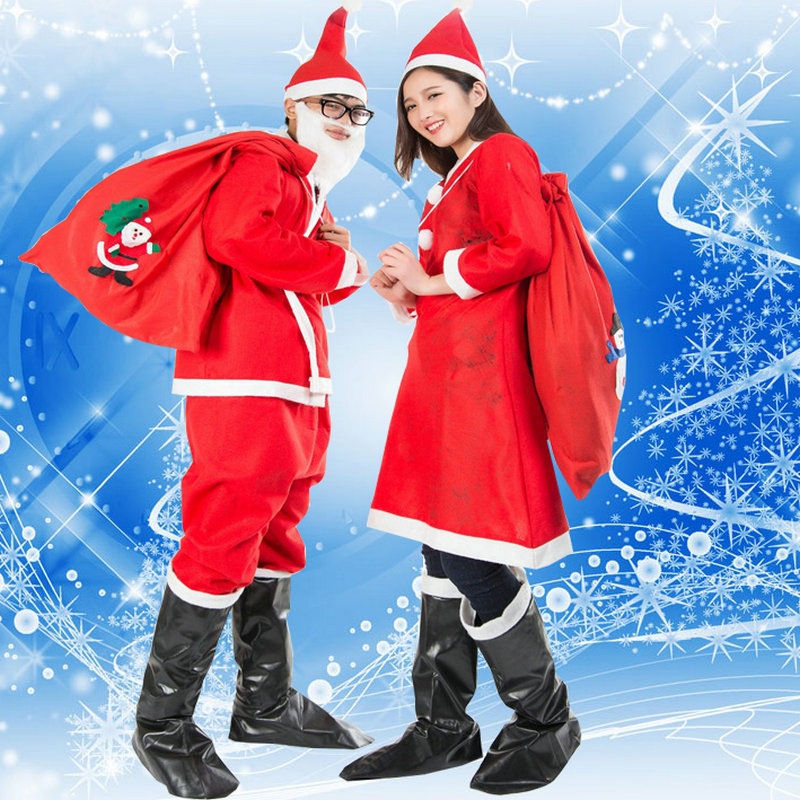 ถุงของขวัญคริสต์มาส-ลายซานตาคลอส-สําหรับผู้ใหญ่-ผู้ชาย-และผู้หญิง