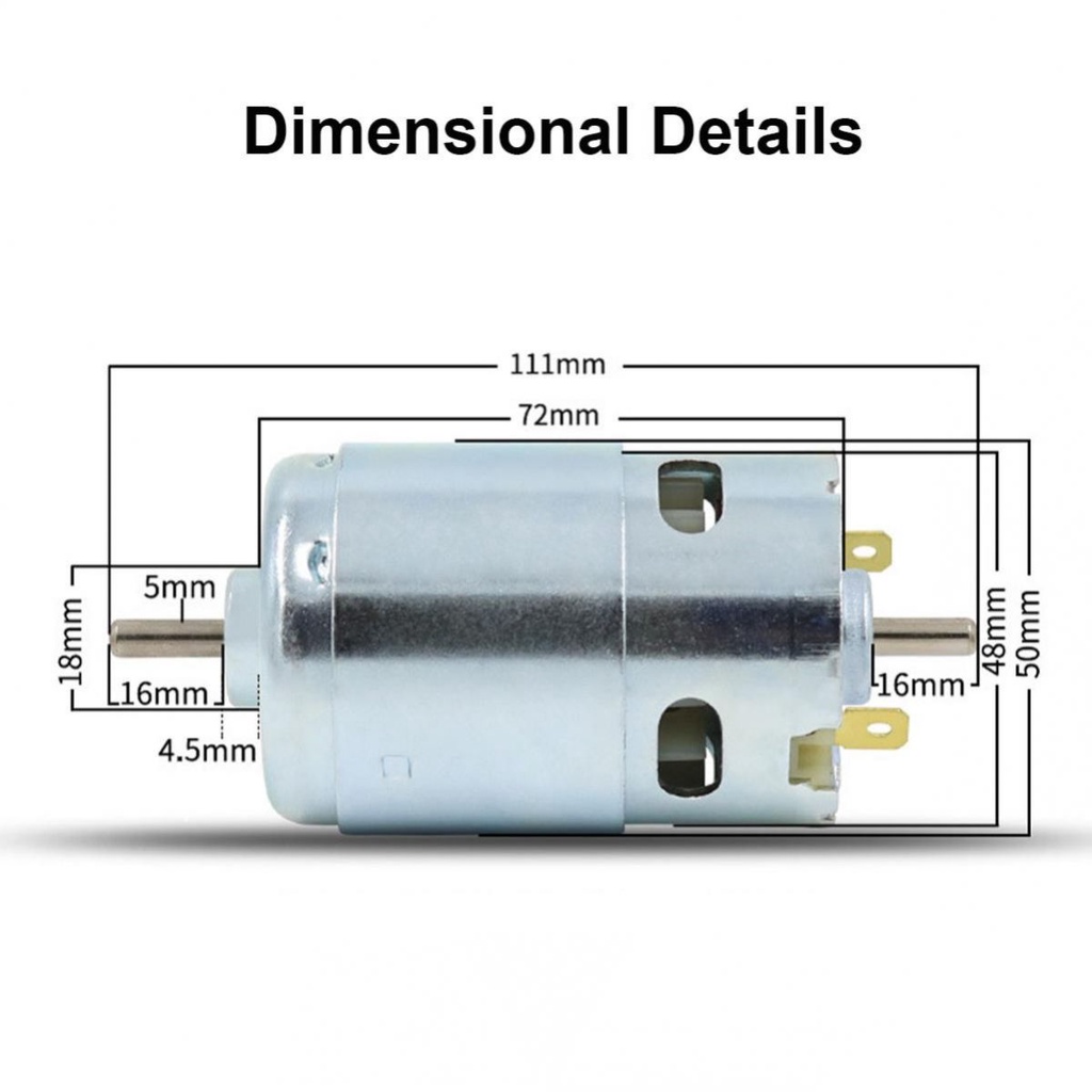 มอเตอร์-895-เอาท์พุท-เพลาคู่-dc-12v-24v-10000rpm-แบริ่งคู่-แรงบิดสูง-สําหรับเครื่องมือไฟฟ้า-diy-เครื่องเจาะขนาดเล็ก