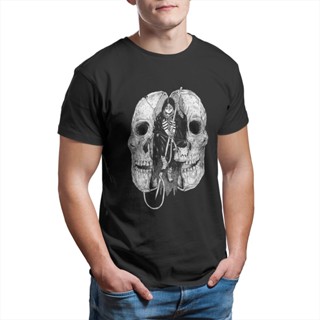 เสื้อยืดสีขาว Camiseta de Meat Meet Dorohedoro para hombre, camiseta creativa de algodón puro, camisetas de Manga corta