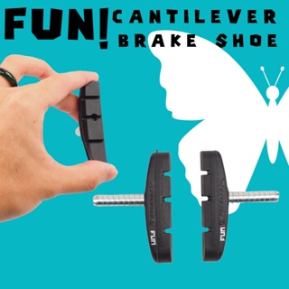 ผ้าเบรคปีกผีเสื้อจักรยาน Fun AP36 Cantilever Brake Shoe