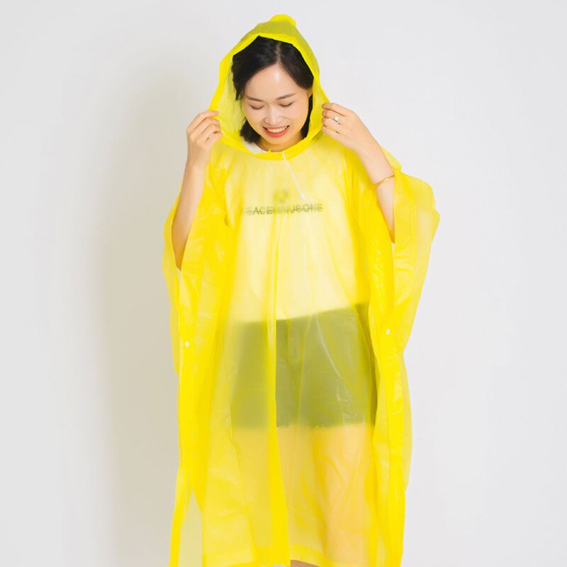ภาพสินค้าEVA เสื้อกันฝนแฟชั่น สไตล์เกาหลี Rain coats เสื้อกันฝนหญิง-ชาย เพิ่มความหนา ใช้งานได้หลายครั้ง จากร้าน apstore5010 บน Shopee ภาพที่ 4