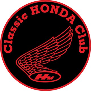 สติกเกอร์ไวนิล ลายโลโก้ Honda Club HM สไตล์คลาสสิก สําหรับติดตกแต่งรถมอเตอร์ไซค์