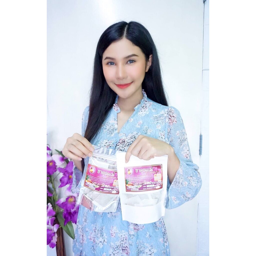 ชาเพิ่มน้ำนม-ชาคุณแม่-ขนาดบรรจุ-15-ซองชา-herbal-breastfeeding-tea-สินค้าคุณภาพ-มาตรฐานผลิตภัณฑ์ชุมชน-เหมาะสำหรับสตรีห