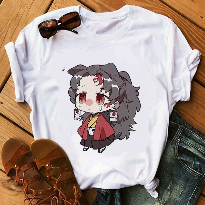 เสื้อแฟชั่นผญ2022-อื่นๆ-kimetsu-no-yaiba-kamado-เสื้อยืดผู้หญิงญี่ปุ่นอะนิเมะ-demon-slayer-สีขาวเสื้อยืดเสื้อยืดแขนสั้นล