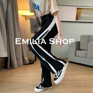 EMILIA SHOP  กางเกงขายาว กางเกงเอวสูง กางเกงขายาวผู้หญิงสไตล์เกาหลี 2022 ใหม่  Unique High quality รุ่นใหม่ ins K011045 36Z230909