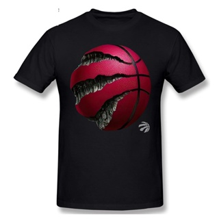 เสื้อยีด โตรอนโตเสื้อยืดสตรีทแวร์ฤดูร้อนสําหรับผู้ชาย Raptors วัยรุ่นสีดําเที่ยงคืนมาสคอตเสื้อยืด