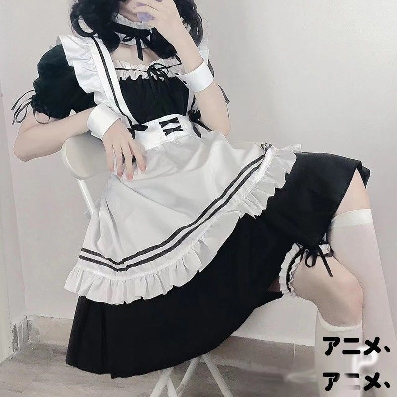 มิราเคิลชุดแม่บ้านอบอุ่น-cos-แม่บ้านน่ารักเสื้อผ้าผู้หญิงเจ้านาย-lolita-ชุดคอสเพลย์โลลิต้า