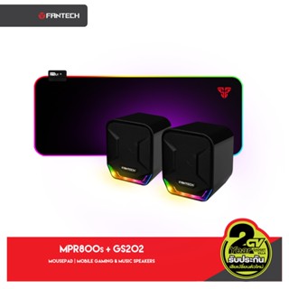 ภาพหน้าปกสินค้าFANTECH สายไฟ RGB  ลำโพงเกมมิ่ง Sonar GS202 RGB Gaming Speaker Stereo พร้อม FIREFLY MPR800S แผ่นรองเม้าส์เกมมิ่ง RGB ที่เกี่ยวข้อง