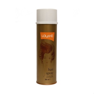 Lolane Hair Spray For Extra Body with Pro Vitamin B5 โลแลน แฮร์ สเปรย์จัดแต่งทรงผม กระป๋องทอง 350 มล.