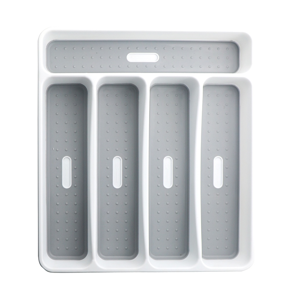 Cutlery Organizer with three separators Snowflake gold