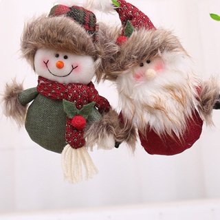 ตุ๊กตาซานตาคลอส สโนว์แมน สําหรับแขวนตกแต่งบ้าน ต้นคริสต์มาส ปีใหม่ 1 ชิ้น