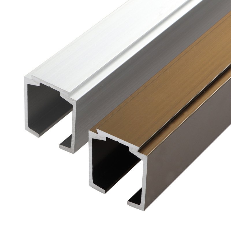 Silent Thickening Alumimum Sliding Door Track Hanger Rail of Sliding Door Kitchen Solid Wood