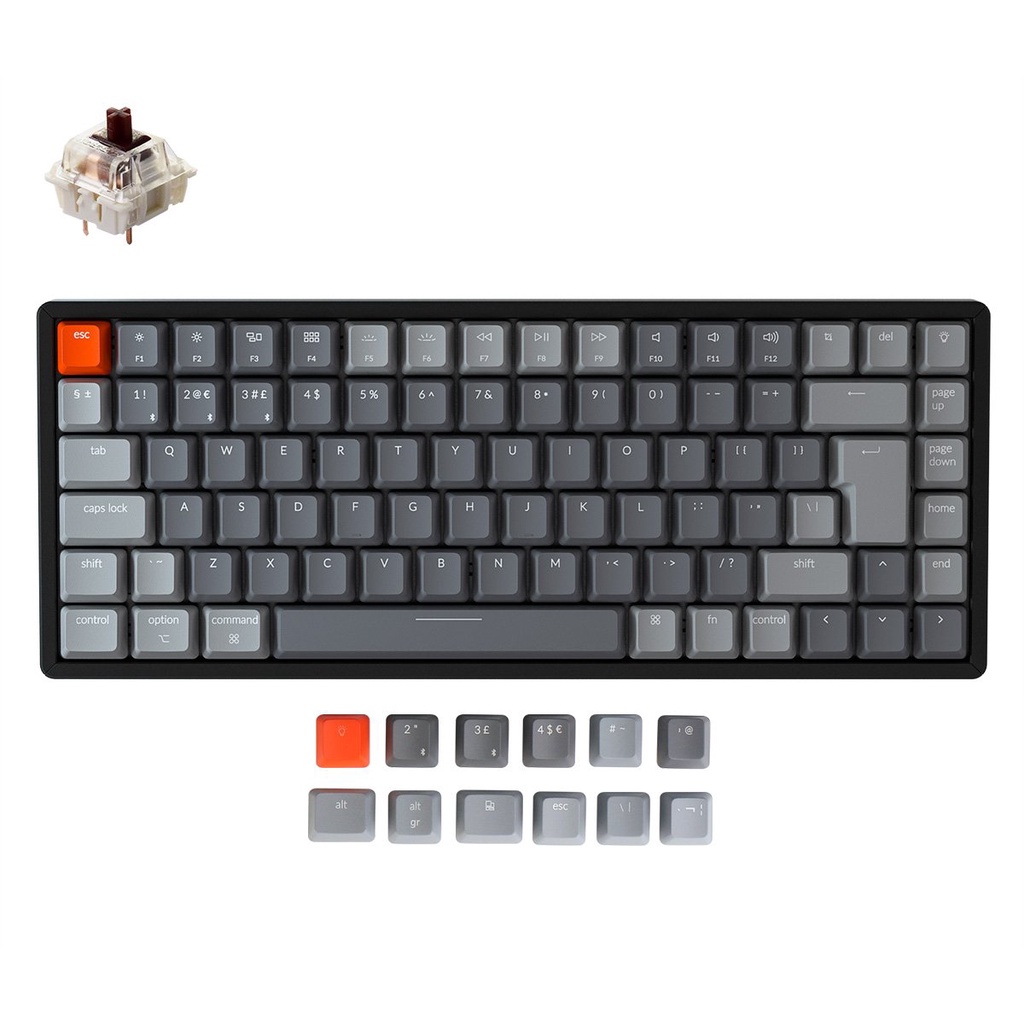 Keychron K2 V2 Bluetooth Mechanical Keyboard UK ISO RGB Backlight Hot