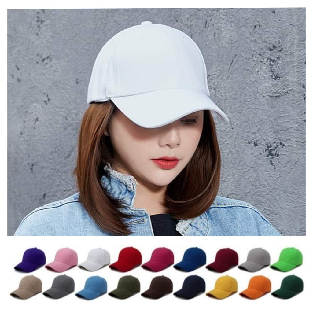 caps-หมวกแก๊ป-สีพื้น-ราคาส่ง-เกรดb-bc101