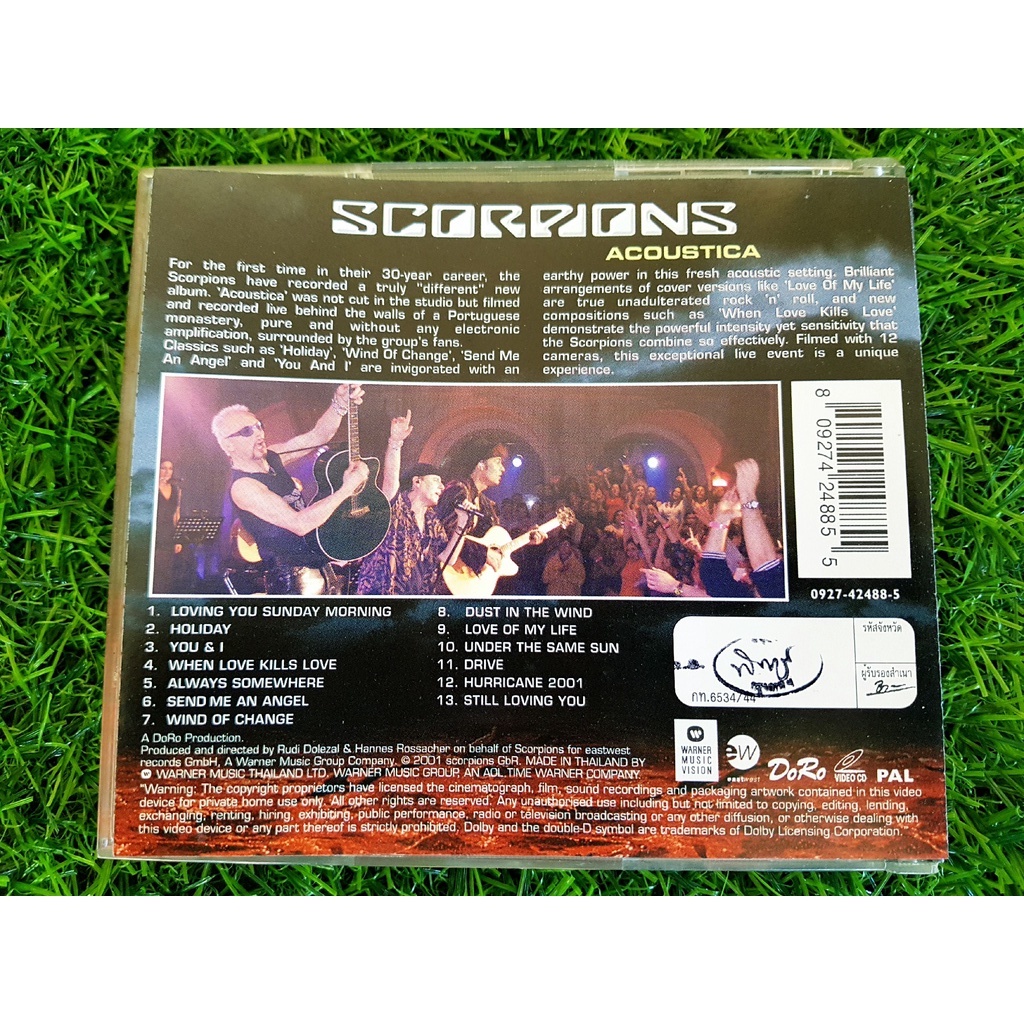 vcd-คอนเสิร์ต-scorpions-อัลบั้ม-acoustica-วง-สกอร์เปียนส์