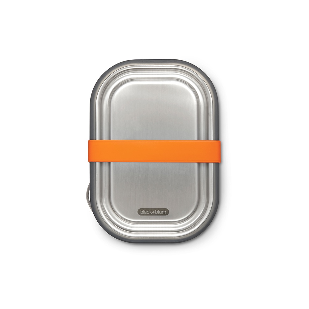 black-blum-กล่องใส่อาหาร-รุ่น-stainless-steel-lunch-box-large-orange
