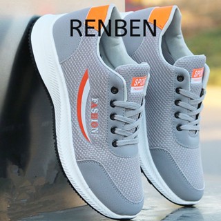 RENBEN 2023 ฤดูร้อนใหม่ระบายอากาศรองเท้าผ้าใบลําลองผู้ชาย low-top ทุกวันอเนกประสงค์