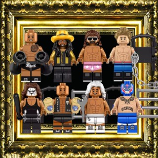 ของเล่นตัวต่อ รูปมวย Randy Savage Ted DiBiase ของขวัญวันเกิด สําหรับเด็ก